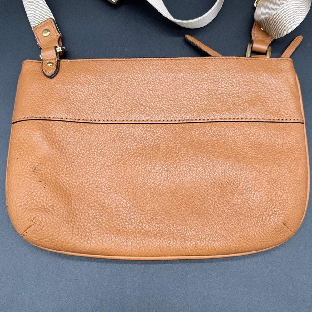 Michael Kors Brown Tan Crossbody Acorn Jet Set - Picture 4 of 6